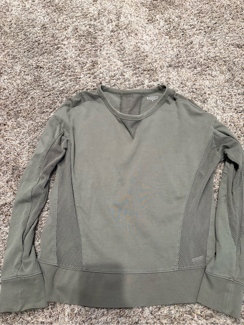 AthletaOlive Green Crewneck